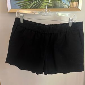Jcrew cotton elastic waist shorts M